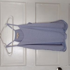 Loft Ann Taylor Top Womens Size SP Spaghetti Straps Blue